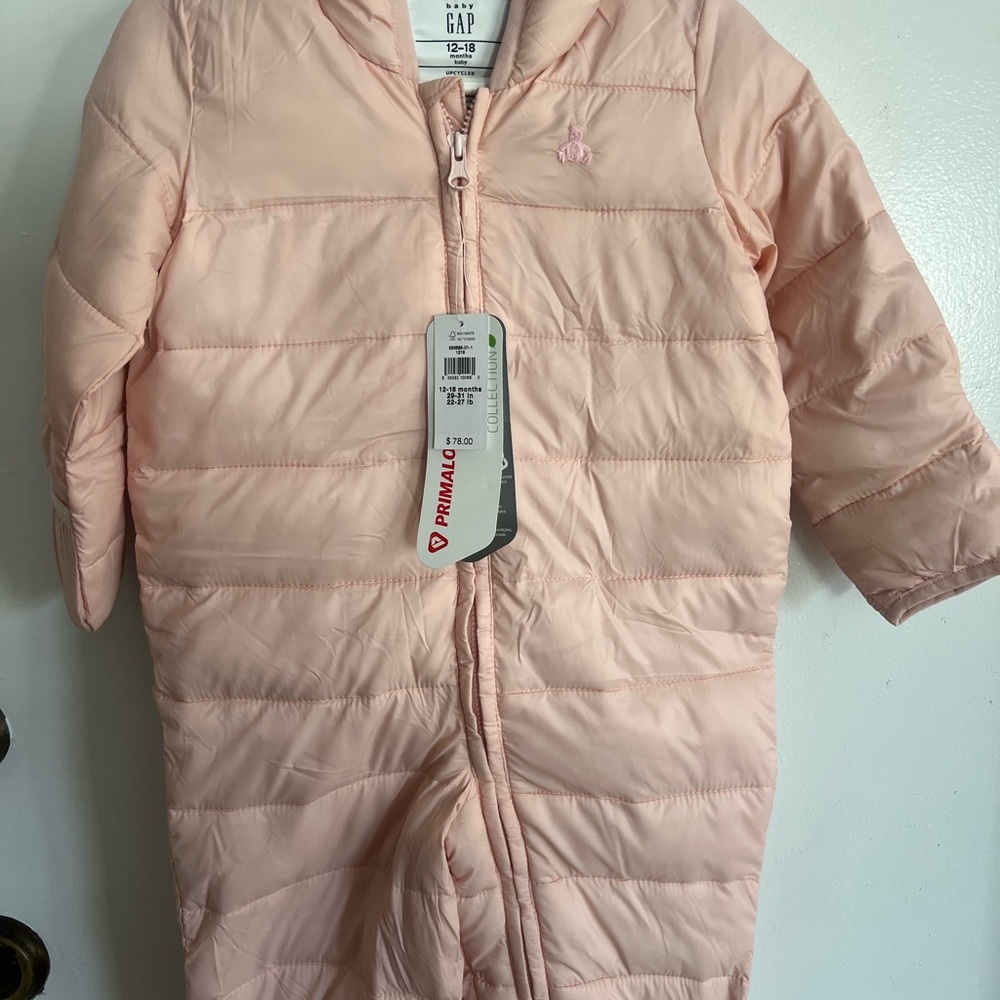 GAP Kids Pink Puffer Jacket